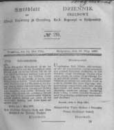 Amtsblatt der Königlichen Preussischen Regierung zu Bromberg. 1841.05.14 No.20