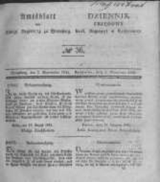 Amtsblatt der K&ouml;niglichen Preussischen Regierung zu Bromberg. 1841.09.03 No.36