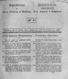 Amtsblatt der K&ouml;niglichen Preussischen Regierung zu Bromberg. 1841.10.22 No.43