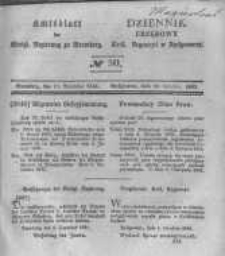 Amtsblatt der K&ouml;niglichen Preussischen Regierung zu Bromberg. 1841.12.10 No.50