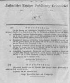 Oeffentlicher Anzeiger zum Amtsblatt No.2 der K&ouml;nigl. Preuss. Regierung zu Bromberg. 1841