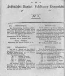 Oeffentlicher Anzeiger zum Amtsblatt No.3 der K&ouml;nigl. Preuss. Regierung zu Bromberg. 1841