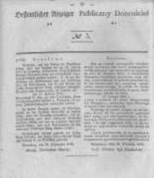 Oeffentlicher Anzeiger zum Amtsblatt No.5 der Königl. Preuss. Regierung zu Bromberg. 1841
