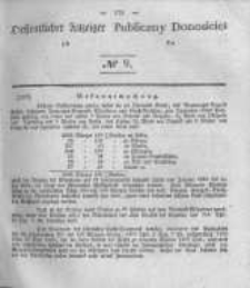 Oeffentlicher Anzeiger zum Amtsblatt No.9 der K&ouml;nigl. Preuss. Regierung zu Bromberg. 1841