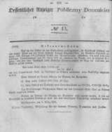 Oeffentlicher Anzeiger zum Amtsblatt No.13 der K&ouml;nigl. Preuss. Regierung zu Bromberg. 1841