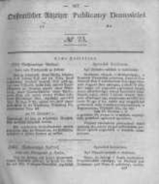 Oeffentlicher Anzeiger zum Amtsblatt No.23 der K&ouml;nigl. Preuss. Regierung zu Bromberg. 1841