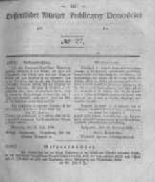 Oeffentlicher Anzeiger zum Amtsblatt No.27 der K&ouml;nigl. Preuss. Regierung zu Bromberg. 1841