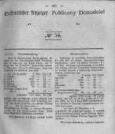 Oeffentlicher Anzeiger zum Amtsblatt No.34 der Königl. Preuss. Regierung zu Bromberg. 1841