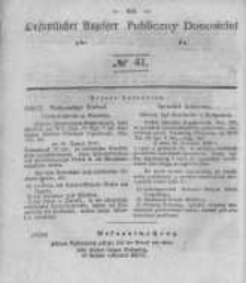 Oeffentlicher Anzeiger zum Amtsblatt No.41 der K&ouml;nigl. Preuss. Regierung zu Bromberg. 1841