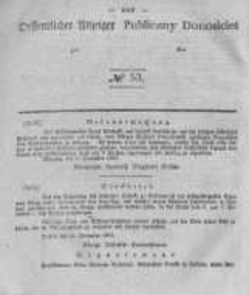 Oeffentlicher Anzeiger zum Amtsblatt No.53 der K&ouml;nigl. Preuss. Regierung zu Bromberg. 1841