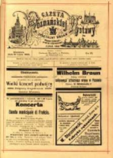 Gazeta Poznańskiej Wystawy : oficyalny organ Prowincyonalnej Wystawy Przemysłowej. 1895 nr57