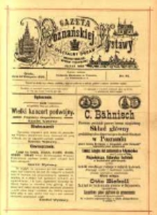 Gazeta Poznańskiej Wystawy : oficyalny organ Prowincyonalnej Wystawy Przemysłowej. 1895 nr81