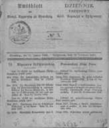 Amtsblatt der K&ouml;niglichen Preussischen Regierung zu Bromberg. 1842.01.21 No.3
