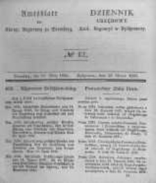 Amtsblatt der K&ouml;niglichen Preussischen Regierung zu Bromberg. 1841.03.25 No.12
