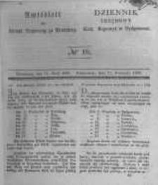 Amtsblatt der K&ouml;niglichen Preussischen Regierung zu Bromberg. 1841.04.22 No.16