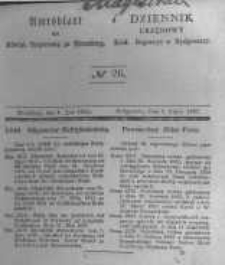 Amtsblatt der K&ouml;niglichen Preussischen Regierung zu Bromberg. 1841.07.01 No.26