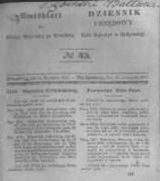 Amtsblatt der K&ouml;niglichen Preussischen Regierung zu Bromberg. 1841.11.11 No.45