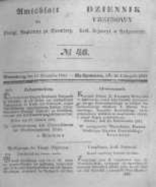 Amtsblatt der K&ouml;niglichen Preussischen Regierung zu Bromberg. 1841.11.18 No.46
