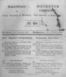 Amtsblatt der Königlichen Preussischen Regierung zu Bromberg. 1841.12.02 No.48