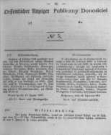 Oeffentlicher Anzeiger zum Amtsblatt No.5 der Königl. Preuss. Regierung zu Bromberg. 1842