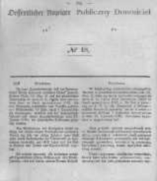 Oeffentlicher Anzeiger zum Amtsblatt No.18 der Königl. Preuss. Regierung zu Bromberg. 1842