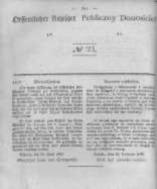 Oeffentlicher Anzeiger zum Amtsblatt No.23 der Königl. Preuss. Regierung zu Bromberg. 1842