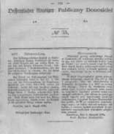 Oeffentlicher Anzeiger zum Amtsblatt No.35 der Königl. Preuss. Regierung zu Bromberg. 1842