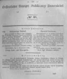 Oeffentlicher Anzeiger zum Amtsblatt No.46 der Königl. Preuss. Regierung zu Bromberg. 1842