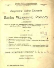 XXXII Sprawozdanie Kasy Wzajemnej Pomocy Eingetragene Genossenschaft mit unbeschränkter Haftpflicht w Poznaniu za Rok 1918