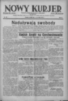 Nowy Kurjer: dziennik poświęcony sprawom politycznym i społecznym 1938.09.10 R.49 Nr207