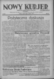Nowy Kurjer: dziennik poświęcony sprawom politycznym i społecznym 1938.12.08 R.49 Nr281