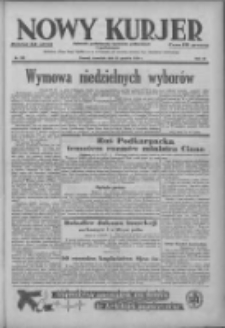 Nowy Kurjer: dziennik poświęcony sprawom politycznym i społecznym 1938.12.22 R.49 Nr292