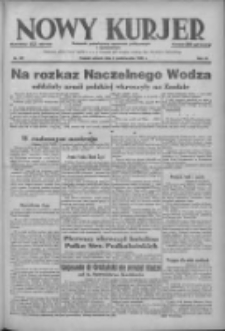 Nowy Kurjer: dziennik poświęcony sprawom politycznym i społecznym 1938.10.04 R.49 Nr227