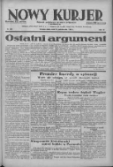 Nowy Kurjer: dziennik poświęcony sprawom politycznym i społecznym 1938.10.19 R.49 Nr240