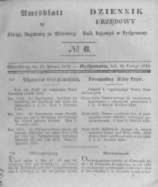 Amtsblatt der K&ouml;niglichen Preussischen Regierung zu Bromberg. 1843.02.10 No.6