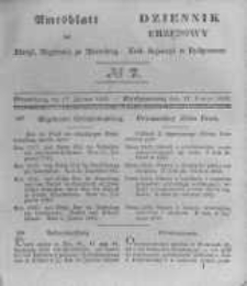 Amtsblatt der K&ouml;niglichen Preussischen Regierung zu Bromberg. 1843.02.17 No.7
