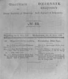 Amtsblatt der K&ouml;niglichen Preussischen Regierung zu Bromberg. 1843.03.31 No.13