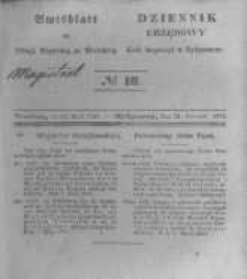 Amtsblatt der Königlichen Preussischen Regierung zu Bromberg. 1843.04.21 No.16