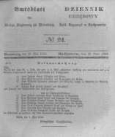 Amtsblatt der K&ouml;niglichen Preussischen Regierung zu Bromberg. 1843.05.26 No.21
