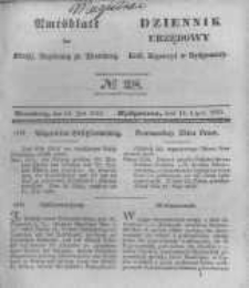 Amtsblatt der K&ouml;niglichen Preussischen Regierung zu Bromberg. 1843.07.14 No.28