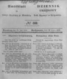 Amtsblatt der K&ouml;niglichen Preussischen Regierung zu Bromberg. 1843.07.28 No.30