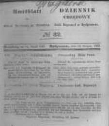 Amtsblatt der K&ouml;niglichen Preussischen Regierung zu Bromberg. 1843.08.11 No.32
