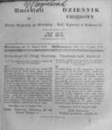 Amtsblatt der Königlichen Preussischen Regierung zu Bromberg. 1843.08.25 No.34