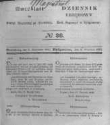Amtsblatt der K&ouml;niglichen Preussischen Regierung zu Bromberg. 1843.09.08 No.36