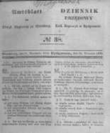 Amtsblatt der Königlichen Preussischen Regierung zu Bromberg. 1843.09.22 No.38