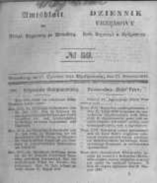 Amtsblatt der K&ouml;niglichen Preussischen Regierung zu Bromberg. 1843.09.29 No.39