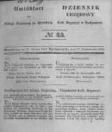 Amtsblatt der Königlichen Preussischen Regierung zu Bromberg. 1843.10.27 No.43