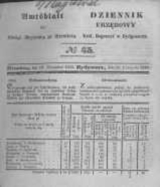Amtsblatt der Königlichen Preussischen Regierung zu Bromberg. 1843.11.10 No.45