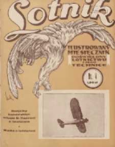Lotnik: ilustrowany miesięcznik poświęcony lotnictwu i jego technice: organ Wielkopolskiego Klubu Lotników 1930.04 T.10 Nr4(121)