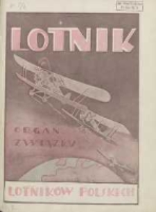 Lotnik: organ Związku Lotników Polskich 1928.05.05 T.7 Nr5/6(100/101)